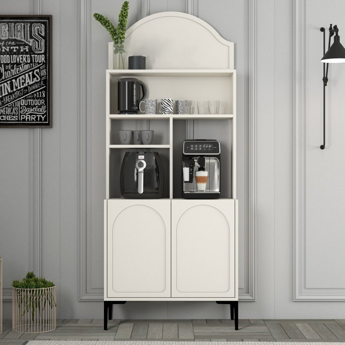 Hanah Home Lyon 80 Crema y Negro Hanah Home Lyon 80 Crema y Negro